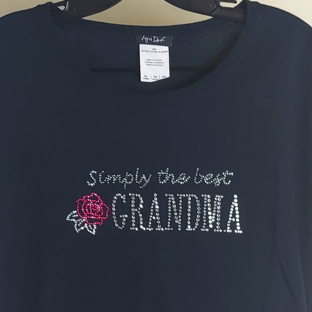 Grandma Bling Tshirt by Lyn Dorf Size XL